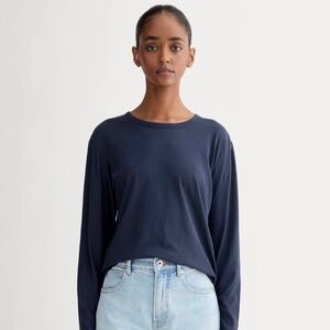 Everlane Air Long Sleeve T Shirt, Linen T Shirt Women’s Small